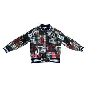 Polo Madras-Print Baseball Jacket Size 24‎ Months